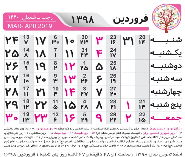 تقویم ایران چه زمانی هجری شمسی شد؟